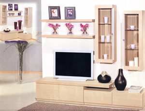 Oak Wall Unit